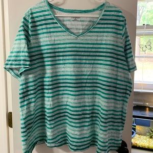 Light teal shirt